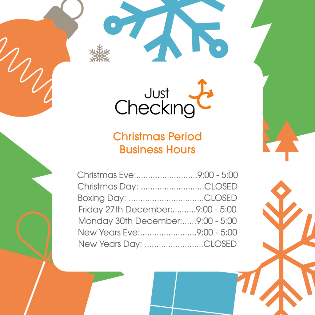 Christmas Period Business Hours 2024/2025 1 - Just Checking